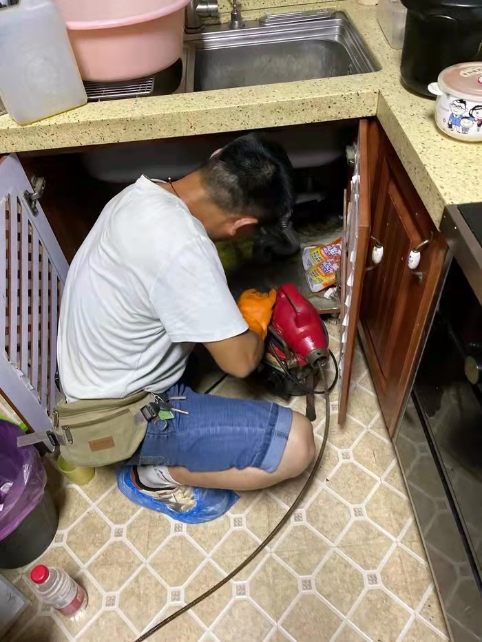 干河街道通下水道
